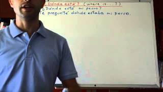 Spanish Lessons 280 DÓNDE wtilde Vs DONDE wo tilde [upl. by Musette]