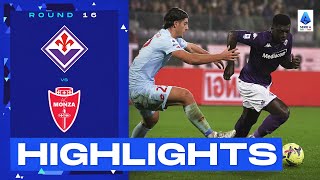 FiorentinaMonza 11  The sides split the points in Florence Goals amp Highlights  Serie A 202223 [upl. by Ecenaj]