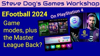 Efootball 24 Game Modes Master League and Offline [upl. by Michele]