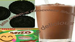 How To Make Milo Creamo Chocolate Shake [upl. by Yenolem]