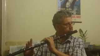 JS Bach on Bb tenor fluteflute damour  Sarabande from BWV1013  Partita for Solo Flute [upl. by Leonidas]