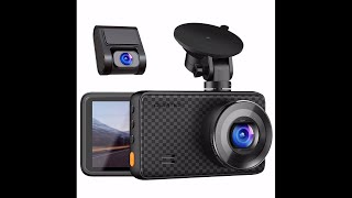 Apeman C860 dash cam how to save or lock a video tutorial [upl. by Calley]