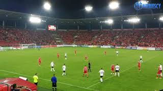 Atmosfera na meczu Widzew Łódź 31 Gryf Wejherowo 18082018 r [upl. by Siuol]