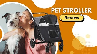 The Ultimate PawHut Foldable Pet Stroller Review [upl. by Ennael]