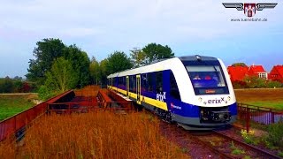 Sonderfahrt mit Erixx auf der Jeetzeltalbahn und der Wendlandbahn [upl. by Clapp]