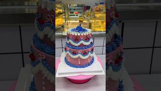 Double layer cake making tutorial [upl. by Einon98]