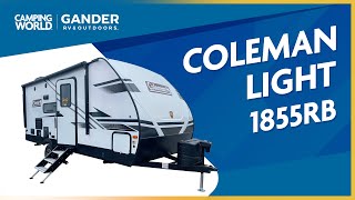 2022 Coleman Light 1855RB  Travel Trailer  RV Review Camping World [upl. by Tarttan]