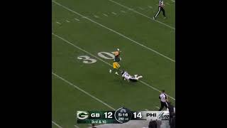 Jordan Love 70 yard touchdown pass Jaden Reed [upl. by Megargee242]