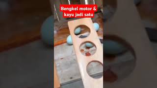 Bengkel motor amp kayu woodworking shots [upl. by Auqenwahs746]