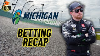 Michigan NASCAR 2024 Weekend Betting Recap  NASCAR Gambling Podcast Ep 480 [upl. by Suivatal616]