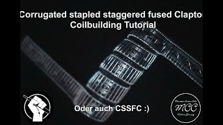 Corrugated stapled staggered fused Clapton turorial  deutsch [upl. by Kelcie]