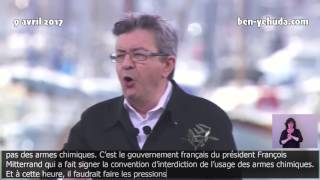 JeanLuc Mélenchon fait ovationner quotlEtat de Palestinequot et fait huer lEtat dIsraël [upl. by Llesig]