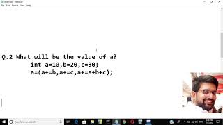 Assignment operator  Interview questions in c [upl. by Maynard290]