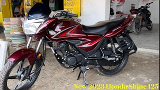 New 2023 Honda Shine 125 Bs6 Review On Road Price Mileage Feature Honda shine 2023 model [upl. by Hauge]