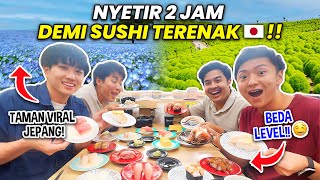 NYETIR 2 JAM DEMI SUSHI TERENAK DI JEPANG  TAMAN VIRAL DI JEPANG  WASEDABOYS JAPAN VLOG [upl. by Luap]