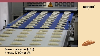 Croissant production with Cromaster for automatic production » RONDO [upl. by Uhayile]