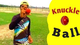 How to bowl knuckle ball  Tennis ball cricket [upl. by Enovahs]