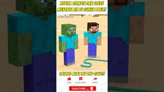 Ketika Zombie dan Steve mencari air ditengah gurun pasir‼️😱shorts minecraft game [upl. by Hepsibah]