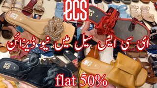 ecs shoes sale flat 50 today  ecs shoes collection [upl. by Alwitt]