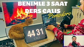 Benimle 3 Saat Ders Çalış Kronometreli 📚🤓  4515 Pomodoro 4x Study With Me [upl. by Mizuki]