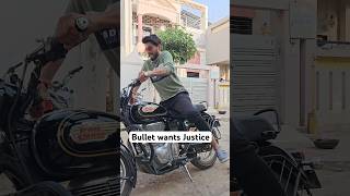 Bullet wants Justice🤣🤣🤣bullet motorcycle bike bikelovers biker sarcasm humour funny [upl. by Aikemit755]