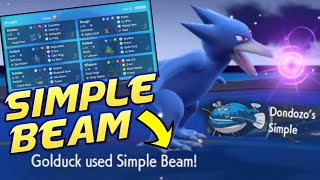 Simple Beam Golduck Pokemon VGC Rental Team Scarlet amp Violet Regulation E Competitive Battle [upl. by Bunde116]