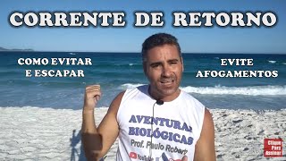 Como Escapar da Corrente de Retorno Evite afogamentos [upl. by Oynotna607]