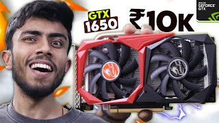 Cheapest Nvidia Graphic Card For Extreme Gaming 🤩 GTX 1650 PERFECT GPU ⚡️ Normal PC into Gaming PC [upl. by Cleres813]