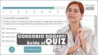 Guida al Quiz del concorso docenti [upl. by Fryd]