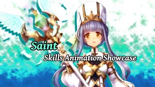 Alchemia Story Rank 3 Job  Saint  Skills Animation Showcase [upl. by Olen394]