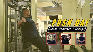 Push Day Vlog6 Fat to Fit Journey January 2024 [upl. by Leahsim]