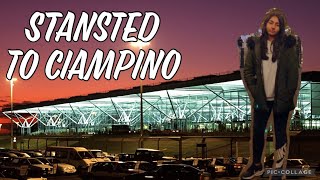 CHRISTMAS HOLIDAY WEEKEND IN ROME  STANSTED TO CIAMPINO AIRPORT  Adventure with Pretty [upl. by Aicyla]