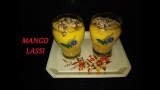 गर्मी में ठण्डक देने वाली Mango Lassi recipe   Sweet Lassi  Mithi Lassi Aam ki Lassi [upl. by Cyd]