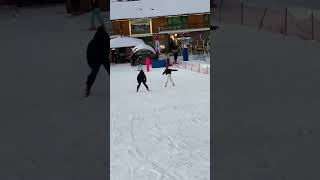 Firsttime skiing adventure unforgettable downhill tumble in Bakuriani Georgia [upl. by Akamaozu]