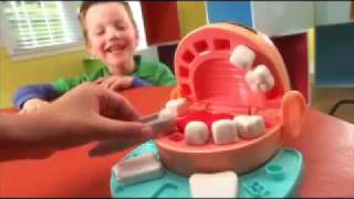 Play Doh Dr Drill N Fill Playset Playskool [upl. by Nosinned584]