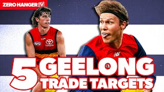 Geelongs Top 5 Trade Targets  Zero Hanger TV [upl. by Maurie905]