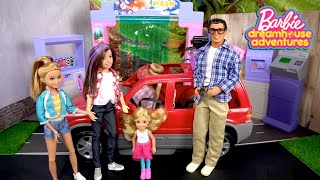 Barbie Dream House Doll Family Adventures Stormy Days Spa Birthdays amp Painting [upl. by Jacynth]