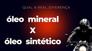 Óleo Mineral VS Óleo Sintético qual o melhor para sua moto uma aula de química na prática [upl. by Gnut484]