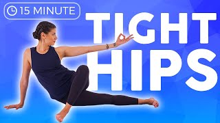 15 minute Slow Stretch Yoga for Sore Muscles amp Tight Hips [upl. by Westney]