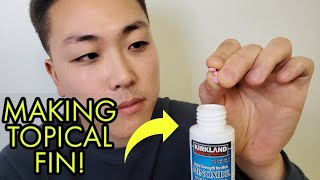 HOW TO MAKE TOPICAL FINASTERIDE FOR HAIR LOSS SUPER EASY AND EFFECTIVE [upl. by Glori]