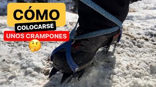 2 para saber CÓMO PONERSE ✅ unos CRAMPONES⛰ y consejos básicos [upl. by Gui632]