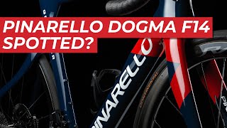 Pinarello Dogma F14 spotted Shimano electric brakes SRAM 3D printed cranks and more juicy tech [upl. by Netsud]