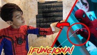 COMO HACER UN LANZA TELARAÑAS DE SPIDERMAN FUNCIONABLE HOW TO MAKE A SPIDERMAN WEB SHOOTER [upl. by Marlie]