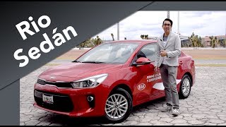 Kia Rio Sedán EX 2018 A Prueba  Ahora sí es Mexicano [upl. by Venita]