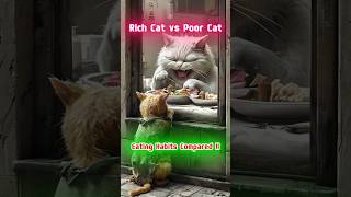 Helping a Hungry Cat Find Food catstory poorcat catlover [upl. by Asiat]