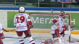 04 KHL Gagarin Cup Playoff 2010 West 12 Spartak 34OT Lokomotiv [upl. by Aoh469]