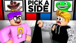 Can We Beat ROBLOX DEADLY DECISIONS PICK A SIDE GAME [upl. by Otit682]