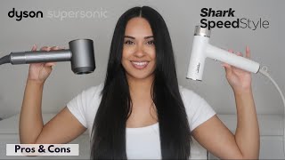 Dyson Supersonic VS Shark Speedstyle Hair Dryers Comparing the two [upl. by Eintirb]