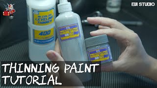 Thinning Paint for Airbrushing Quick and Easy  Eijis Way [upl. by Boyse]