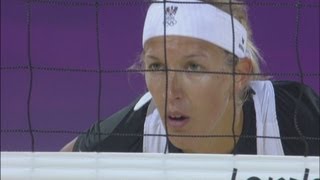 Womens Beach Volleyball Preliminary Round  AUT v AUS  London 2012 Olympics [upl. by Stacee]